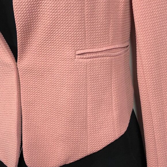 Powder Pink Blazer Iris Los Angeles Women's Small Stretch Hook Eye Pockets - Picture 3 of 7
